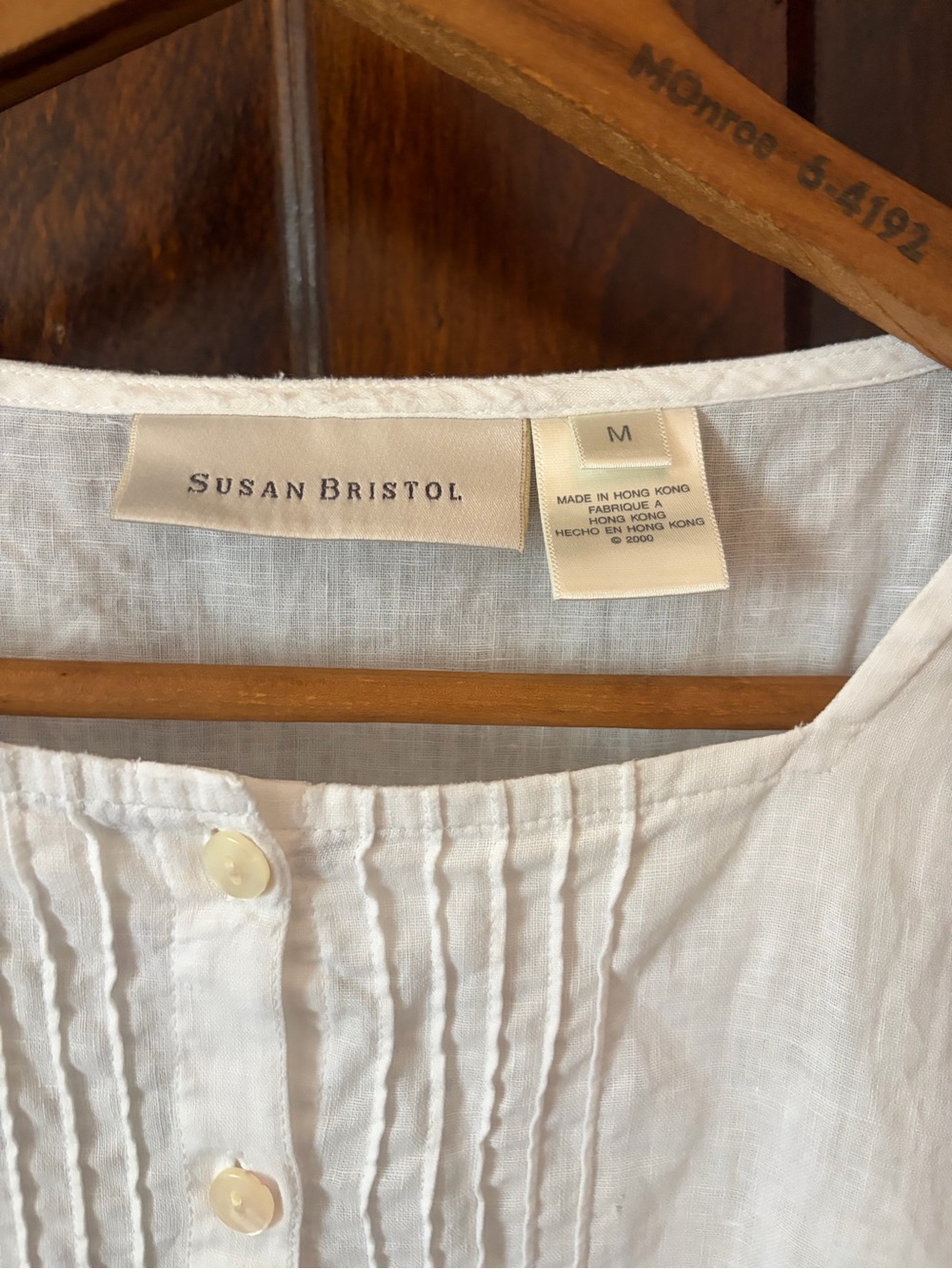 Vintage 100% Cotton Embroidered Blouse - Picture 5 of 16